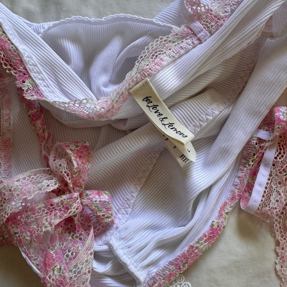 For Love and Lemons Hailey ribbed cami - Picture 6 of 6